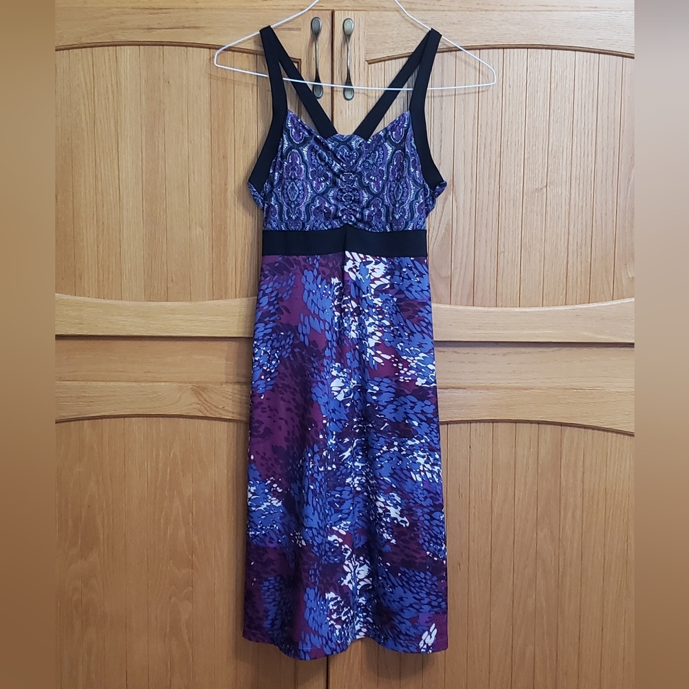 prAna size medium Women's Amaya Dress Amethyst Multi